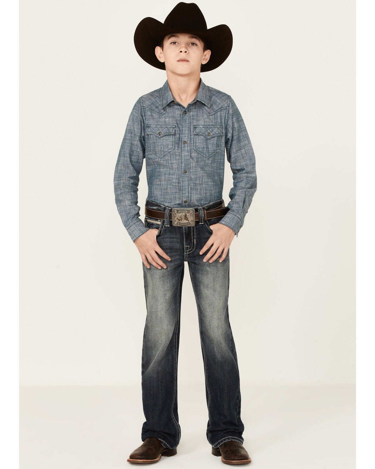 Rock \u0026 Roll Denim Boys' Dark Vintage 