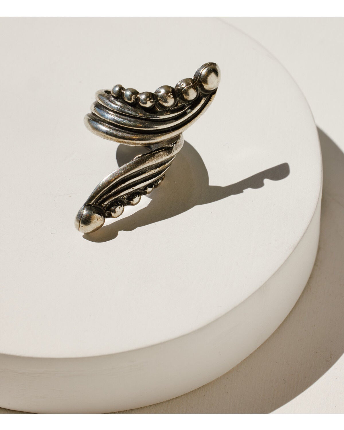 Image #2 - Broken Arrow Jewelry Women's Harvest Moon Ring, Silver, hi-res