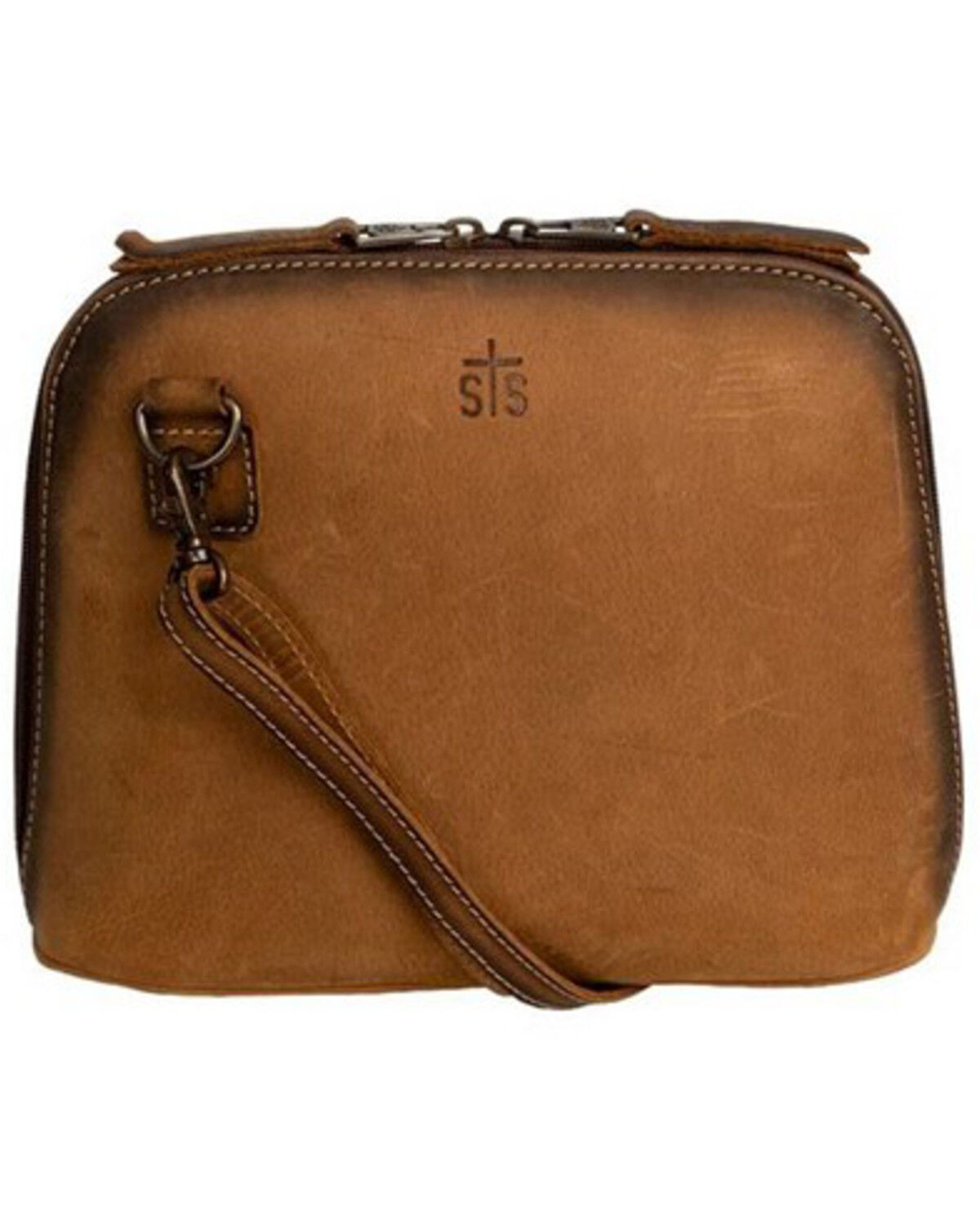 Image #1 - STS Ranchwear by Carroll Women's Baroness Weezy Crossbody, Brown, hi-res