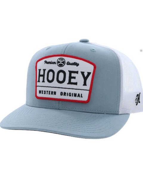 Hooey Men's Trip Logo Mesh Back Trucker Cap, Blue, hi-res