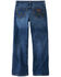 Image #2 - Wrangler Retro Boys' Troxler Dark Wash Relaxed Bootcut Stretch Denim Jeans , Blue, hi-res