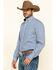 Stetson Men's Navy Pinwheel Floral Geo Print Long Sleeve Western Shirt , Navy, hi-res