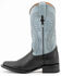 Image #6 - Ferrini Men's Smooth Quill Ostrich Exotic Boots - Broad Square Toe , Black, hi-res