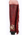 Image #5 - Lane Women's Flora Fringe Western Boots - Snip Toe, Ruby, hi-res