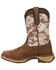 Durango Boys' Lil Rebel Desert Camo Western Boots - Square Toe, Brown, hi-res