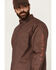 Image #2 - Ariat Men's FR Adirondack Geo Print Long Sleeve Button-Down Western Work Shirt, Red, hi-res