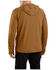 Image #2 - Carhartt Men's Force® Relaxed Fit Full-Zip Long Sleeve Hooded Shirt, Brown, hi-res