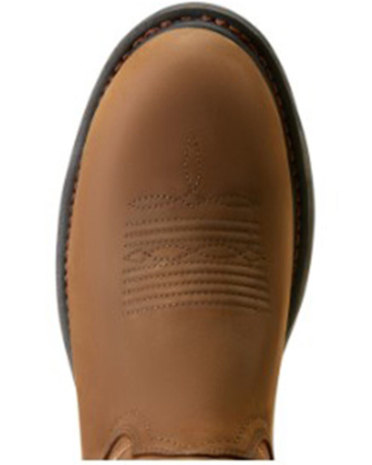 Image #4 - Ariat Men's WorkHog&reg; XT Distressed Work Boots - Carbon Toe, Brown, hi-res