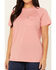 Image #3 - Ariat Women's Rebar Heat Fighter Short Sleeve Work Shirt, Dark Pink, hi-res