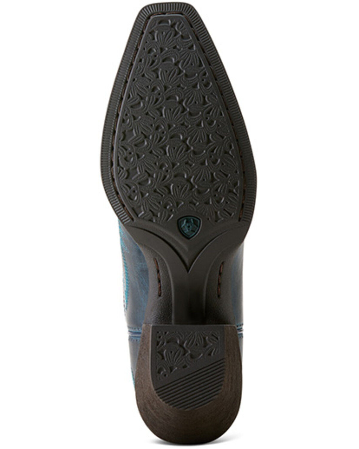 Image #5 - Ariat Women's Round Up Collins Western Boots - Snip Toe, Blue, hi-res