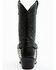 Image #5 - Laredo Men's Concho Harness Western Boots - Round Toe, Black, hi-res