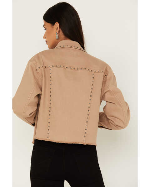 Image #4 - Idyllwind Women's Studded Cropped Jacket, Tan, hi-res