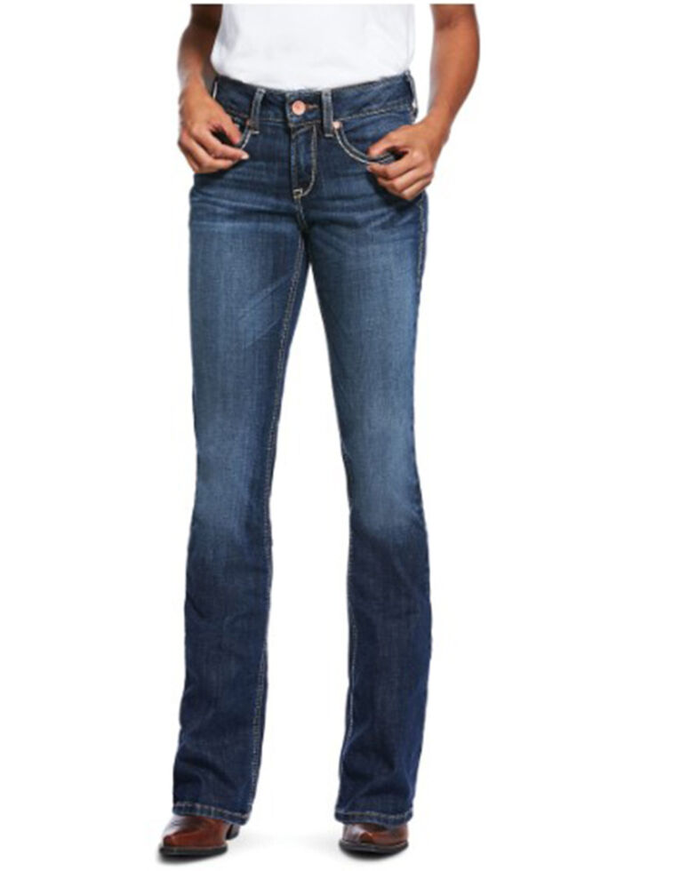 Ariat Women's Goldie Bootcut Jeans, Blue, hi-res