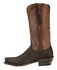 Lucchese Men's Handmade 1883 Carl Sanded Shark Western Boots - Square Toe, Chocolate, hi-res