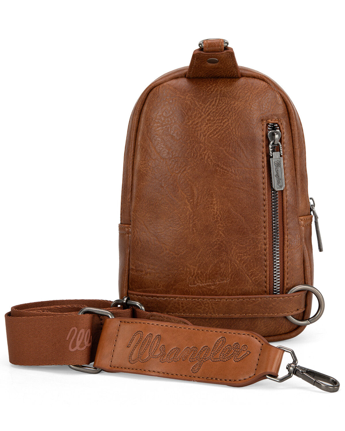 Image #2 - Wrangler Women's Daenerys Winter Southwestern Sling Bag, Brown, hi-res