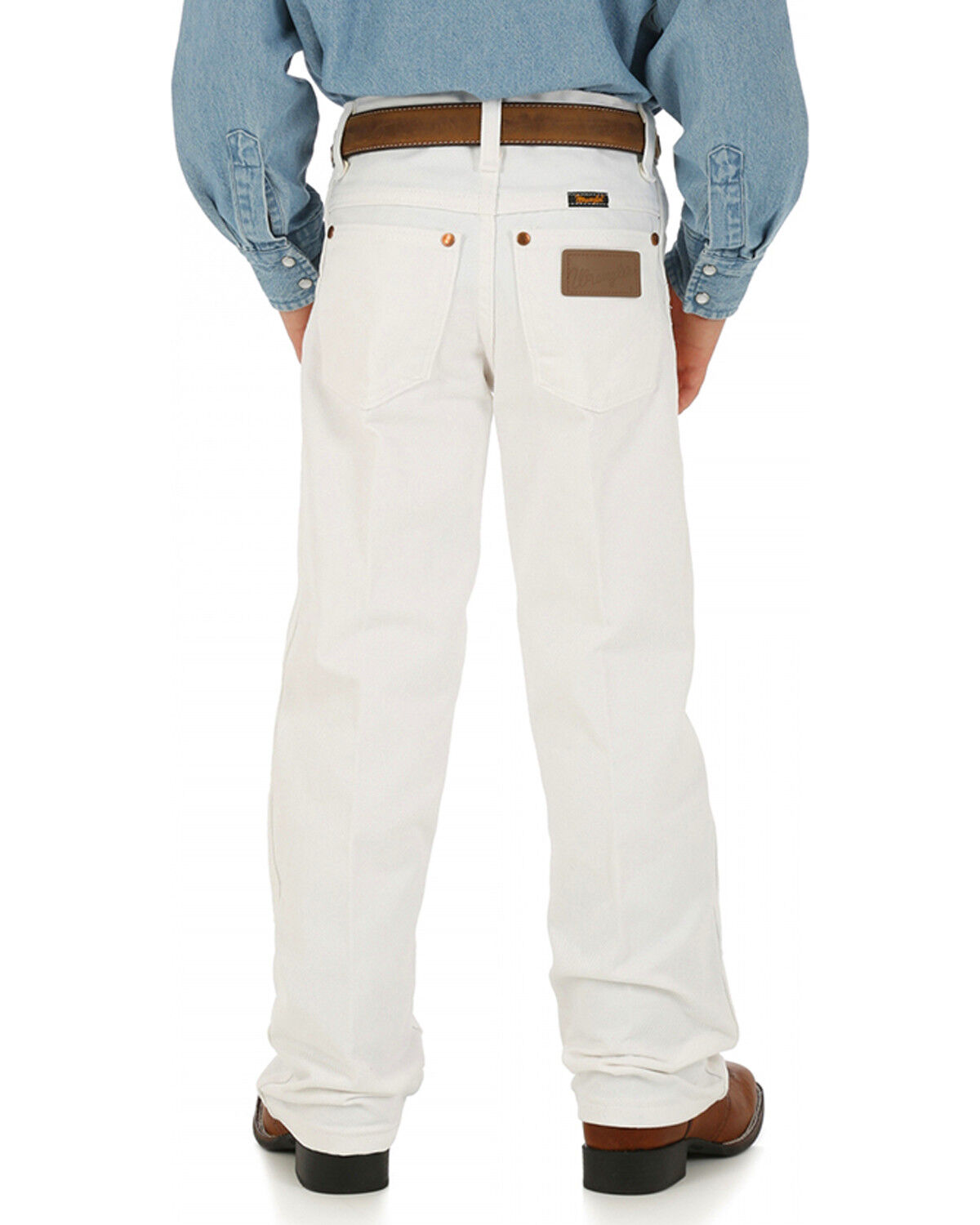 Image #1 - Wrangler Boys' 13MWB Original Cowboy Cut Jeans, No Color, hi-res