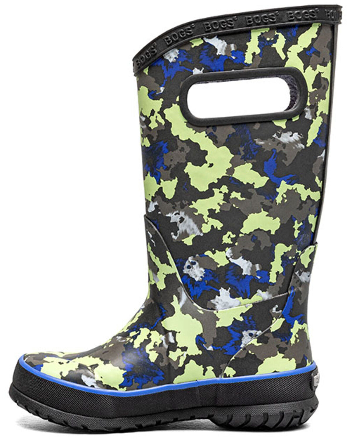 Image #3 - Bogs Boys' Camo Texture Rainboots, Multi, hi-res