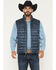 Image #1 - Resistol Men's Cold Bloq Puffer Vest, Blue, hi-res