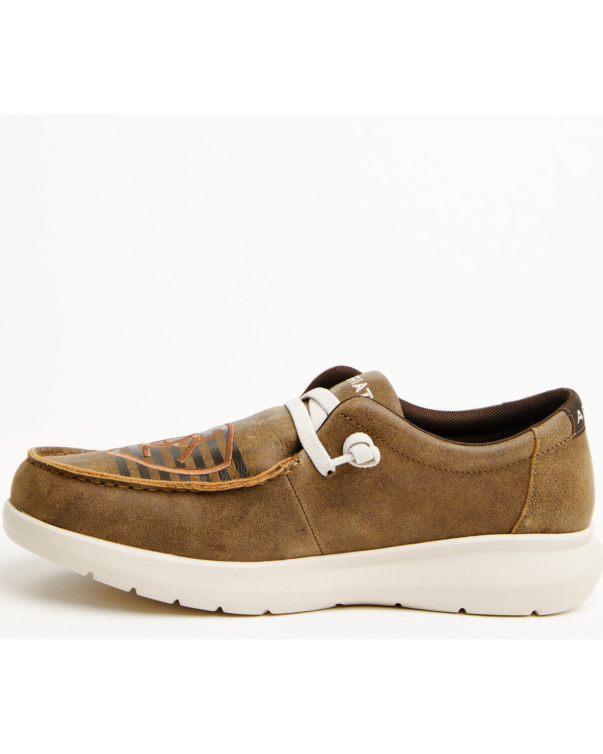 Image #3 - Ariat Men's Hilo Casual Shoes - Moc Toe, Brown, hi-res