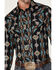 Image #3 - Rock & Roll Denim Men's Vertical Southwestern Print Long Sleeve Snap Western Shirt, Black, hi-res