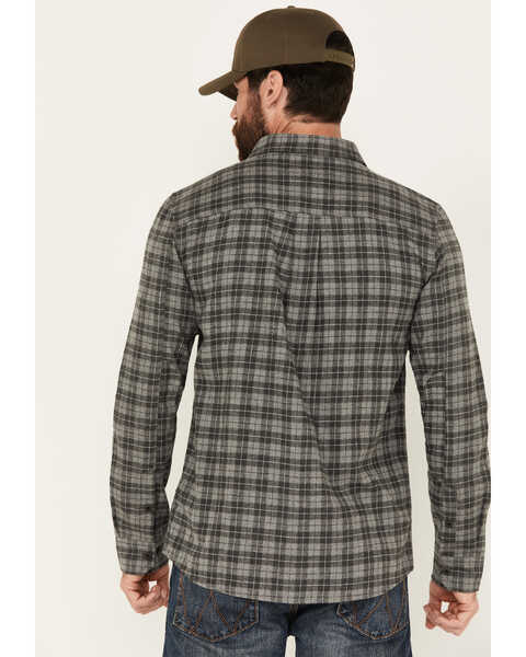 Image #4 - Brothers and Sons Men's Burleson Everyday Plaid Print Long Sleeve Button Down Flannel, Black, hi-res
