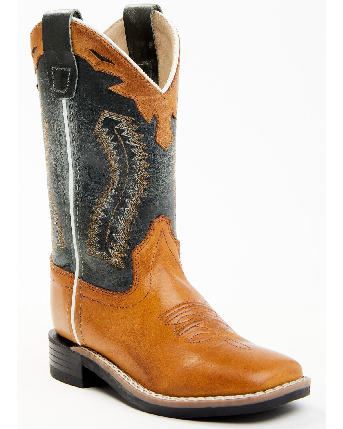 Cody James Boys' Western Boots - Square Toe, Brown, hi-res