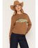 Image #1 - Wishlist Women's Fish Sweater, Brown, hi-res