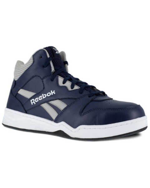 Reebok Men's High Top Work Shoes - Composite Toe, Navy, hi-res
