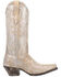 Image #2 - Dan Post Women's Frost Bite Western Boots - Snip Toe, Silver, hi-res