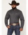 Image #1 - Rock & Roll Denim Men's Medallion Print Long Sleeve Button-Down Stretch Western Shirt, Black, hi-res