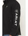 Image #3 - Ariat Men's Logo Concealed Carry Softshell Jacket - Big, Black, hi-res