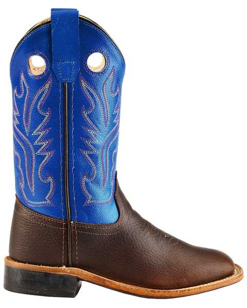 Image #2 - Cody James Boys' Thunder Western Boots - Square Toe, Oiled Rust, hi-res
