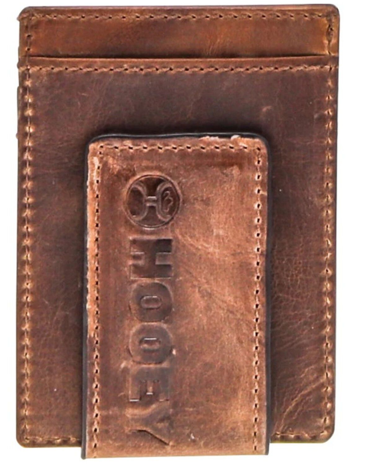 Image #2 - Hooey Men's Hooey 2.0 Embossed Money Clip Wallet, Brown, hi-res