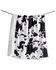 Image #2 - HiEnd Accents Elsa Cowhide Campfire Sherpa Throw, Black, hi-res