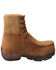 Twisted X Men's 6" Work Driving Moc - Alloy Toe, Brown, hi-res