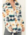 Image #2 - Fornia Women's Southwestern Print Polar Fleece Shacket, Multi, hi-res