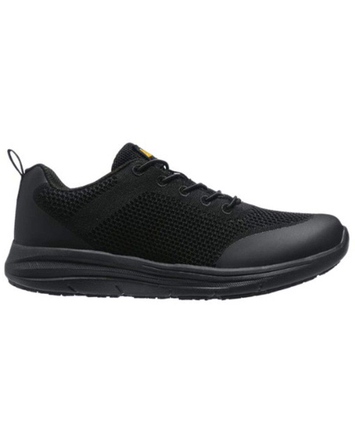 Image #2 - AdTec Men's Light Weight Work Shoes - Round Toe, Black, hi-res