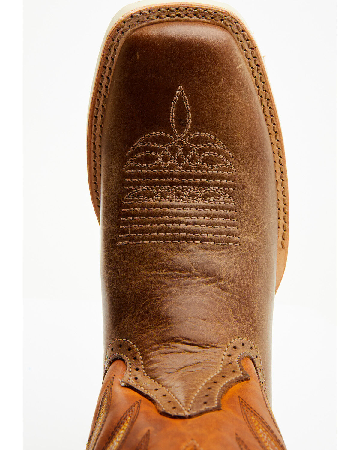 Image #6 - Double H Men's Thatcher Western Boots - Broad Square Toe, Brown, hi-res
