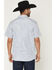 Image #4 - Moonshine Spirit&reg; Men's Smoke Paisley Print Short Sleeve Snap Western Shirt, Grey, hi-res