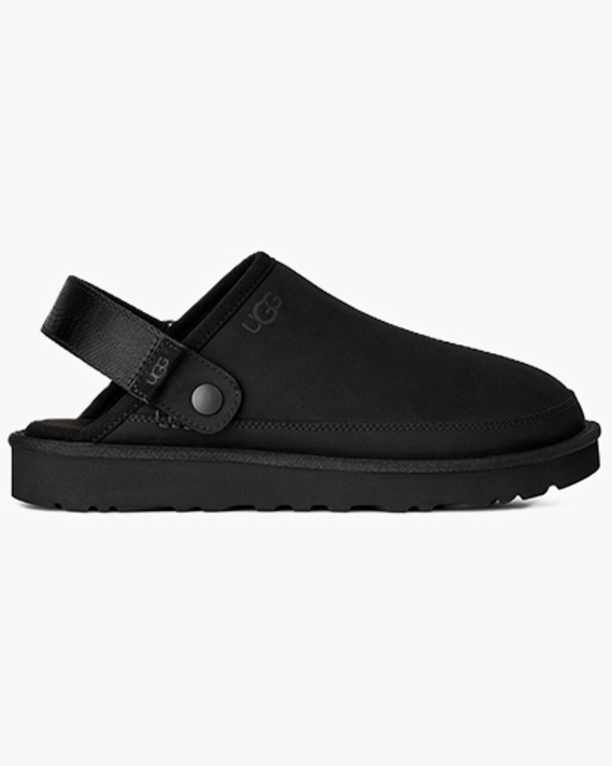 Image #2 - UGG Men's Goldencoast Clog II Nubuck, Black, hi-res