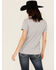 Image #4 - Ariat Women's Logo Old School Short Sleeve Graphic Tee, Grey, hi-res
