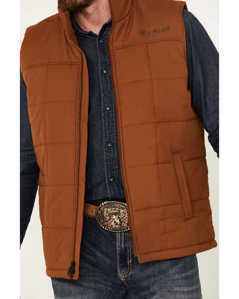 Image #3 - Ariat Men's Crius Insulated Concealed Carry Vest - Big, Chestnut, hi-res