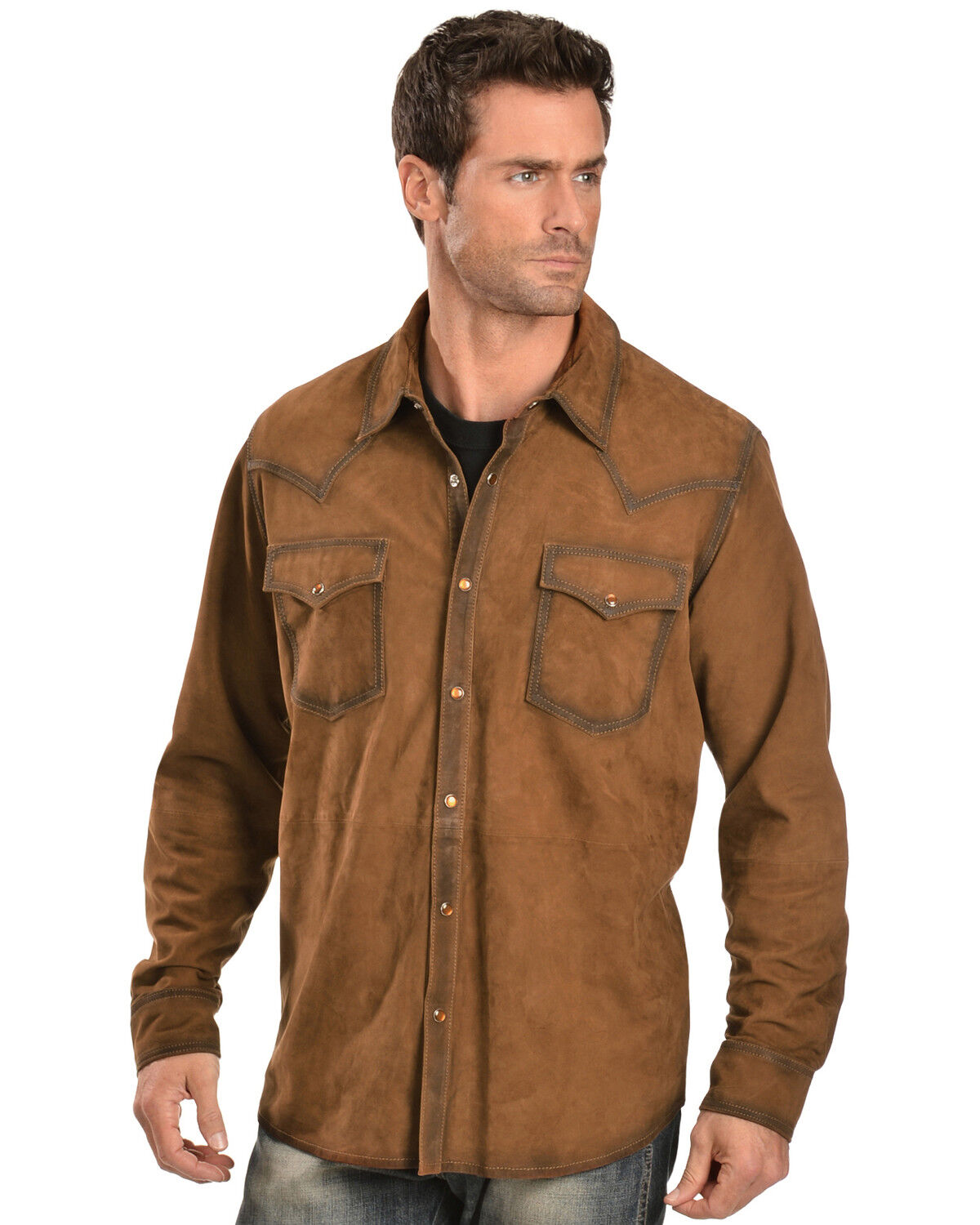 Scully leather shirt clearance