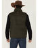 Image #4 - Dakota Grizzly Men's Sawtooth Microsuede Insulated Vest, Olive, hi-res