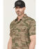 Image #2 - Dickies Men's Camo Print Short Sleeve Button-Down Performance Work Shirt, Camouflage, hi-res