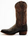 Image #3 - Dan Post Men's Exotic Teju Lizard Leather Tall Western Boots - Round Toe, Dark Brown, hi-res