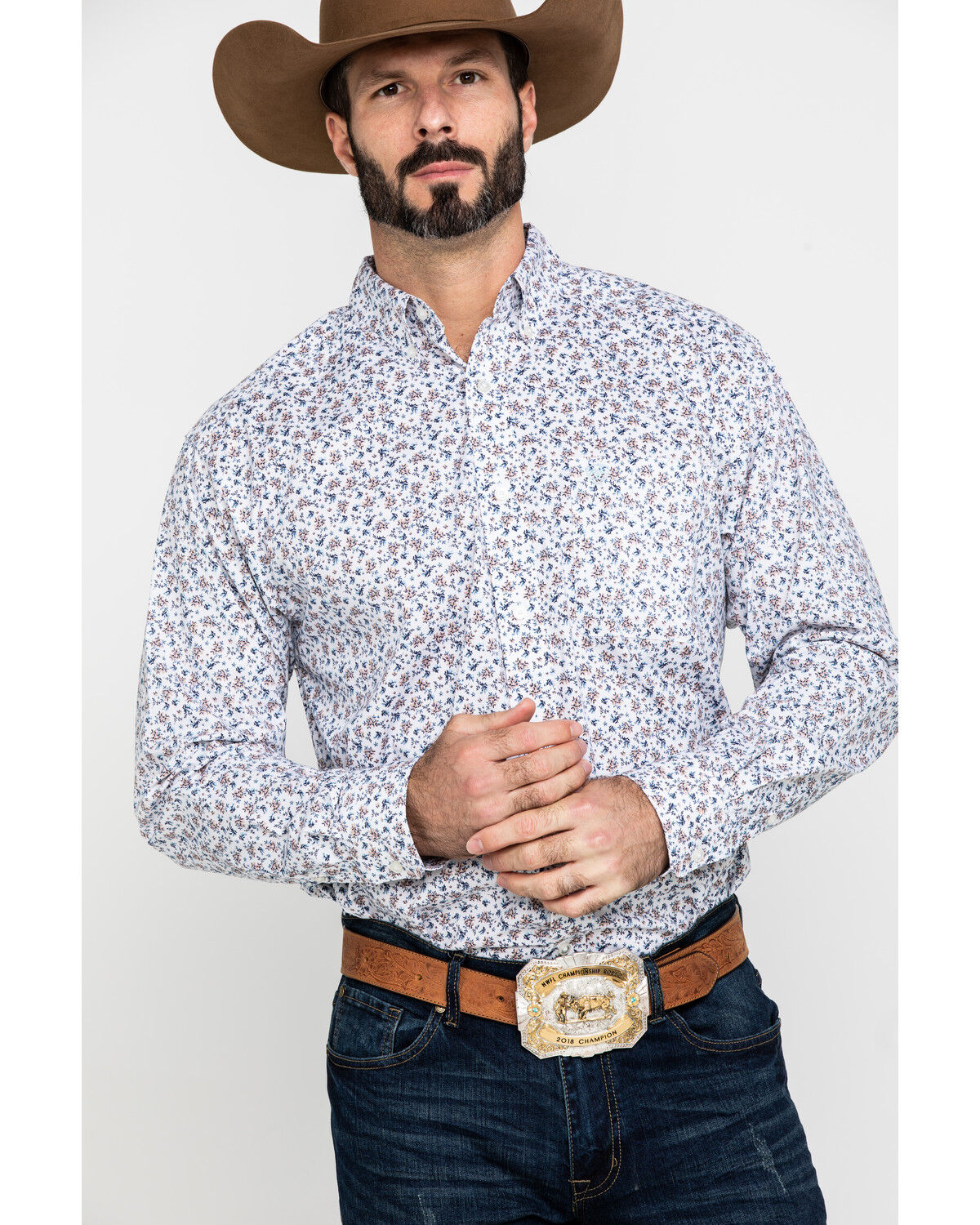 ariat white dress shirt