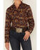 Image #3 - Cinch Women's Floral & Paisley Print Long Sleeve Button-Down Shirt, , hi-res
