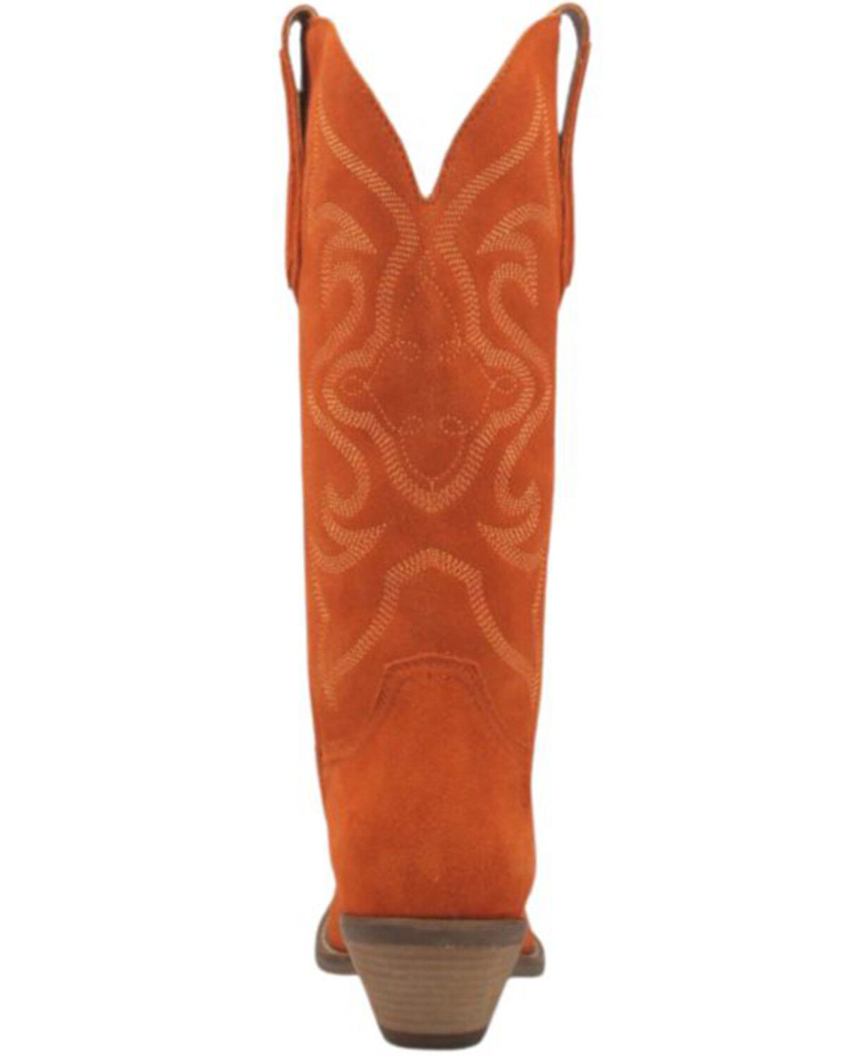 Image #5 - Dingo Women's Out West Tall Western Boots - Round Toe, Orange, hi-res