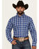Image #1 - Wrangler Riata Men's Assorted Plaid Print Long Sleeve Button-Down Western Shirt, Multi, hi-res